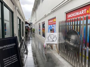 Head down this little lane way for great vegan food   at Root Vegetarian in Cairns