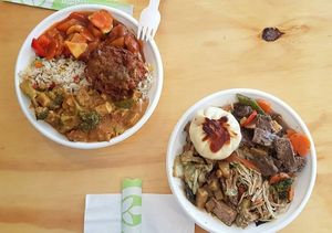 No need to worry what to choose since everthing is vegan and yummy. at Root Vegetarian in Cairns