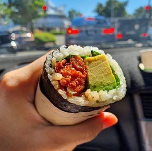 BBQ Avo Roll at Root Vegetarian in Cairns