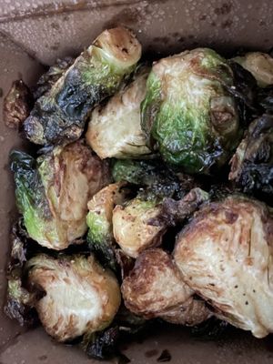 Fried brussels   at Vegan-ish in Philadelphia