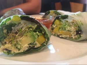 raw spring rolls at Karyn's Raw - Fresh Corner in Chicago