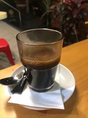 Strong coffee  at Yababa in Brisbane