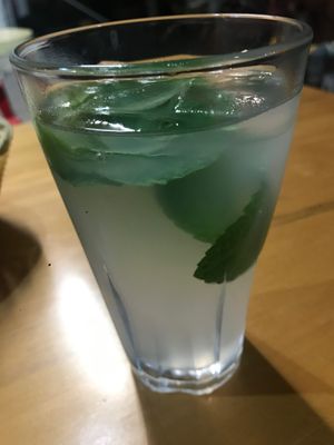Lemon mint drink  at Yababa in Brisbane