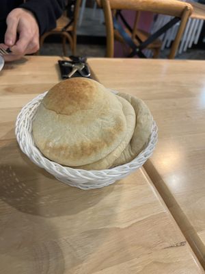 Homemade pita bread   at Yababa in Brisbane