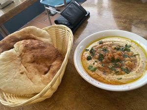 Hummus at Yababa in Brisbane