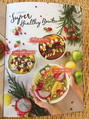 Healthy bowls at Ohkajhu Organic Restaurant - The Paseo Park in Bangkok