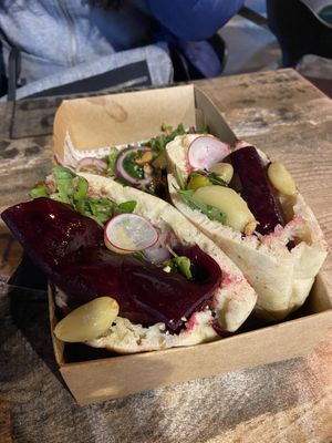 Beet at Mimoni's in Jerusalem