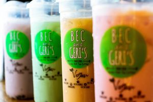 Vegan Milk Tea at Bec and Geri's in Davao City