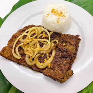 Beef Steak Tagalog at Bec and Geri's in Davao City