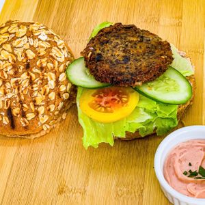 Classic Burger at Bec and Geri's in Davao City