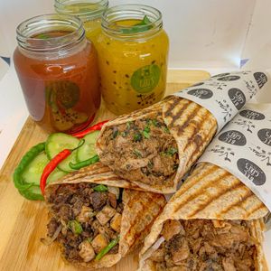 Vegan Wraps at Bec and Geri's in Davao City
