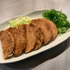 Soy ham saute at Kasanegasane in Hiroshima