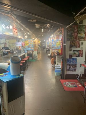 Area where the restaurant is  at Kasanegasane in Hiroshima