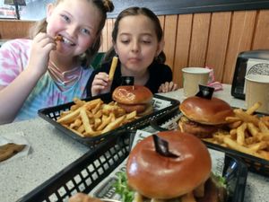 My kids said this was the best chickun sandwich they ever had at Bumbling Bee Vegan Junk Food in Boulder