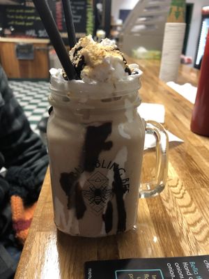 S’mores milkshake  at Bumbling Bee Vegan Junk Food in Boulder