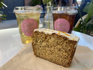 Orange Chia Loaf #Veganuary at Coffee And Plants in Pasadena