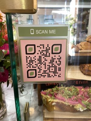QR Code  at Coffee And Plants in Pasadena