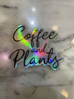 Stickers!  at Coffee And Plants in Pasadena