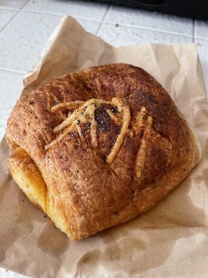Mushroom croissant   at Coffee And Plants in Pasadena