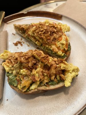 Just egg toast   at Coffee And Plants in Pasadena