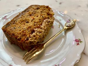 Carrot cake  at Coffee And Plants in Pasadena
