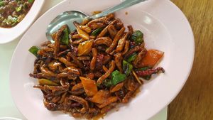 宫保田鸡 at JuFu Vegetarian - Restoran Makan Sayuran in Alor Setar