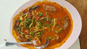 拍碧魚 at JuFu Vegetarian - Restoran Makan Sayuran in Alor Setar