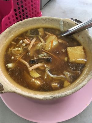 Tofu clay pot. at JuFu Vegetarian - Restoran Makan Sayuran in Alor Setar