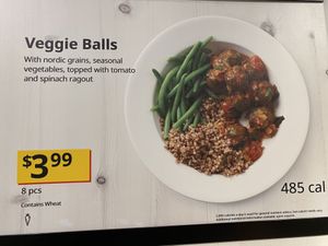 Veggie balls  at IKEA in Tampa