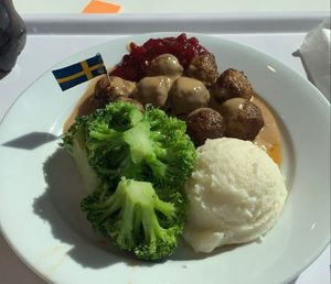 Vegan plant ball dish at IKEA in Tampa