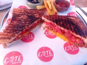 sucuklu tost at Cute Gastro Pub in Izmir