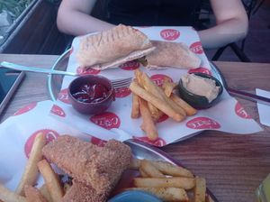 falafel dürüm at Cute Gastro Pub in Izmir