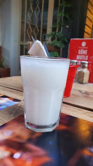 Vegan ayran at Cute Gastro Pub in Izmir
