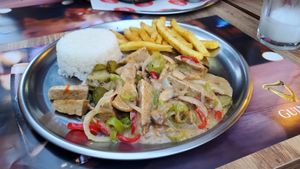 Tempeh stroganoff at Cute Gastro Pub in Izmir