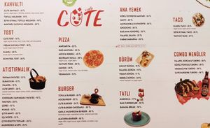 Food menu 2020 at Cute Gastro Pub in Izmir