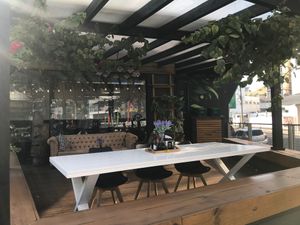 Outside area at Desfruta Fresh Food Bistro in Criciuma