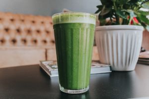 Green juice at Desfruta Fresh Food Bistro in Criciuma