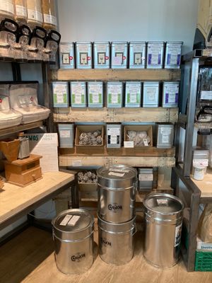 Our tea and coffe selection.  at Chez Mamie - HB in Zurich