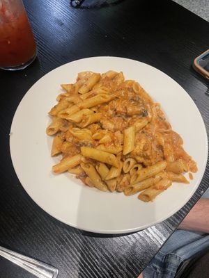Vegan jambalaya penne   at Paliottis Westside in Maple Ridge
