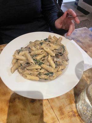 Fungi town penne  at Paliottis Westside in Maple Ridge