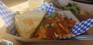 blackened tofu at Sluggo's North Vegetarian Cafe in Chattanooga