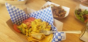 tofu migas at Sluggo's North Vegetarian Cafe in Chattanooga