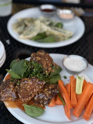 Wings   at Sluggo's North Vegetarian Cafe in Chattanooga