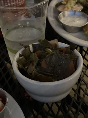 Collards  at Sluggo's North Vegetarian Cafe in Chattanooga