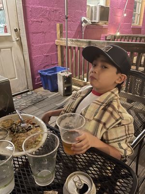 So full! Kombucha is very good   at Sluggo's North Vegetarian Cafe in Chattanooga