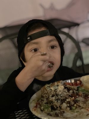 Big plates   at Sluggo's North Vegetarian Cafe in Chattanooga