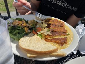 Blackened tofu  at Sluggo's North Vegetarian Cafe in Chattanooga