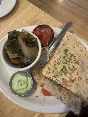 Smoked Collards ❤️  at Sluggo's North Vegetarian Cafe in Chattanooga