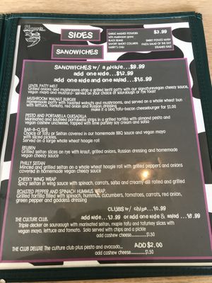   at Sluggo's North Vegetarian Cafe in Chattanooga