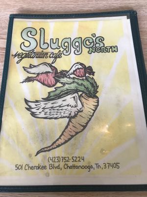   at Sluggo's North Vegetarian Cafe in Chattanooga